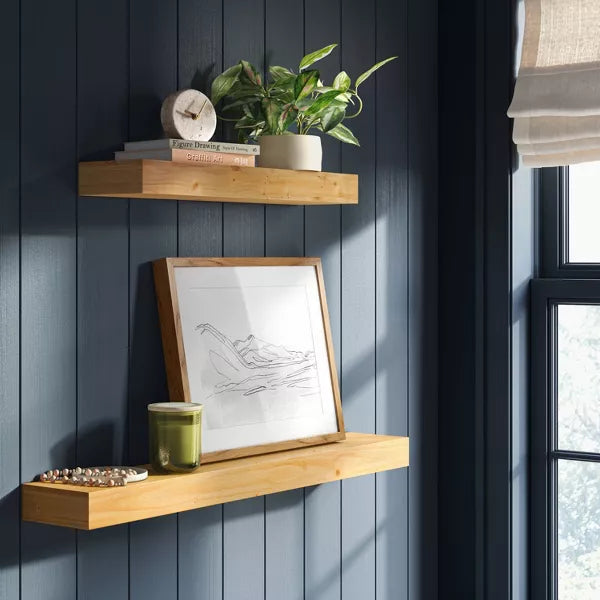 Floating Wood Shelf