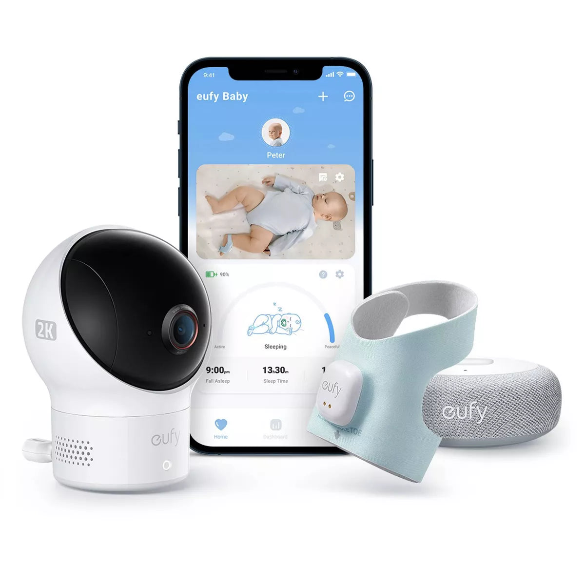 Baby Smart Sock Baby Monitor with 2K camera
