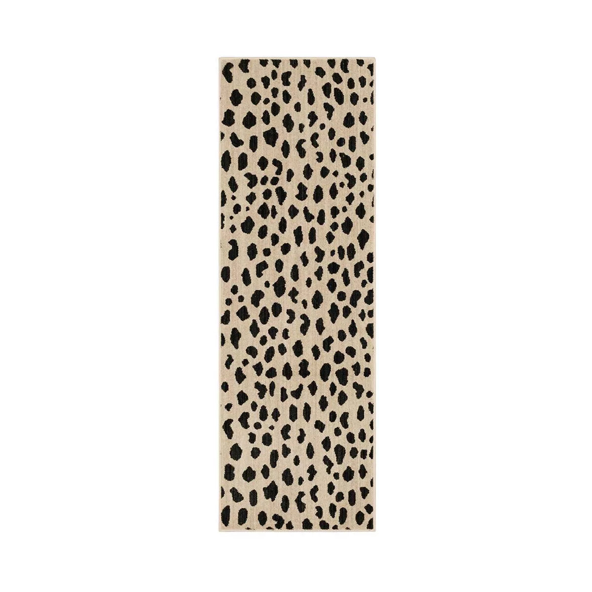 Daffodil Leopard Print Woven Rug