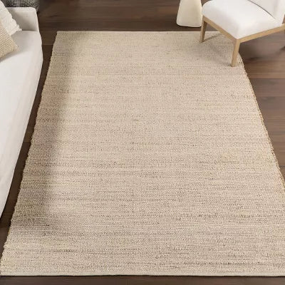 Elfriede Farmhouse Jute Blend Indoor Area Rug - 2' 6" x 6'