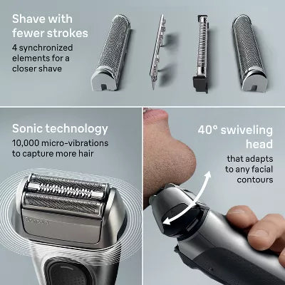 RECHARGEABLE WET & DRY SHAVER