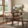 Ingleside Open Back Upholstered Wood Frame Dining Chair