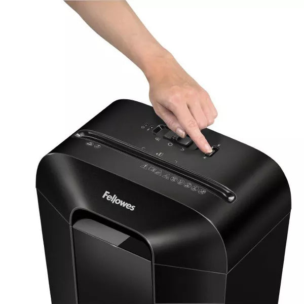 9 Sheet PowerShred Cross-Cut Shredder: Jam-Resistant, Shreds Staples & Credit Cards, Quiet Operation, Black
