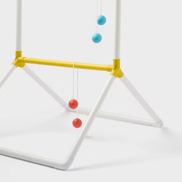 Plastic Ladder Ball: Outdoor Lawn Toss Game, 9 Piece Set