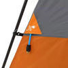 6 Person Straight Wall Tent - Orange