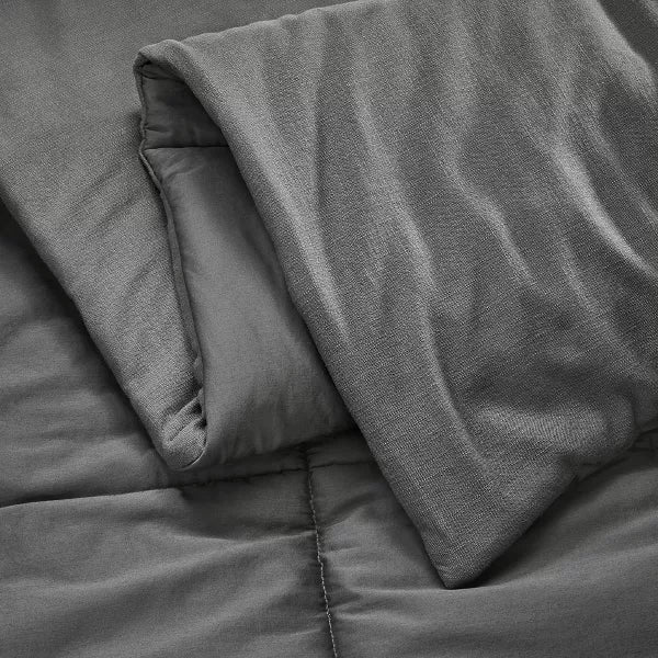 Heavyweight Linen Blend Comforter King