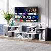 3 Pcs TV Stand for TV's Console Entertainment Center Bookcase Shelves Wood