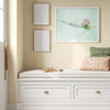 (Set of 2)  Rainbow Arches Framed Embellished Canvas Set