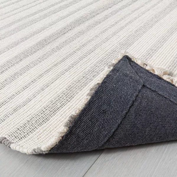 Stripe with Fringe Area Rug