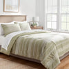 Cotton Woven Stripe Comforter & Sham Set - King