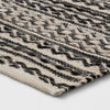 Washable Norwalk Stripe Rug Black/White - 4'x6'