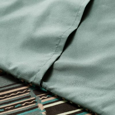 Jungalow Sun in the Water Comforter & Sham Set Teal - Twin/Twin Extra Long