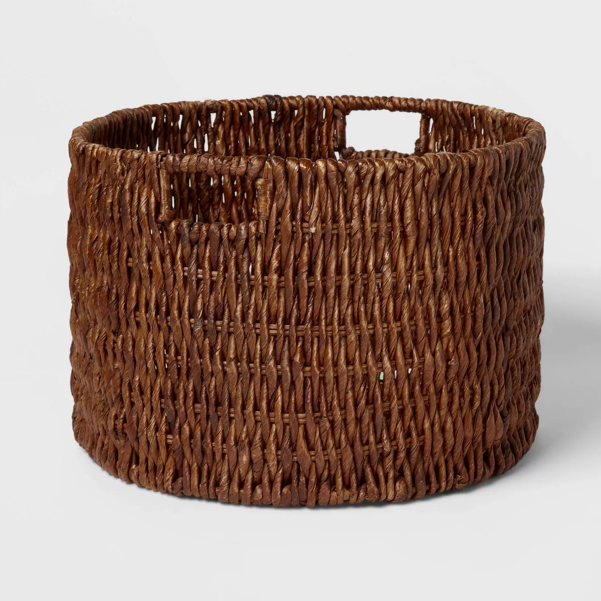 Woven Banana Bark Floor Basket