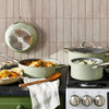 7pc Nonstick Ceramic Coated Aluminum Cookware Set