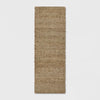 Woven Runner Rug Solid Neutral - 2'4' x 7'