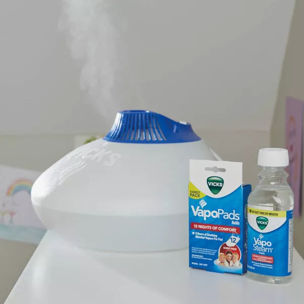 Warm Steam Vaporizer Humidifier with Night Light