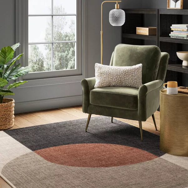 Abstract Geometric Area Rug - 5'x7'