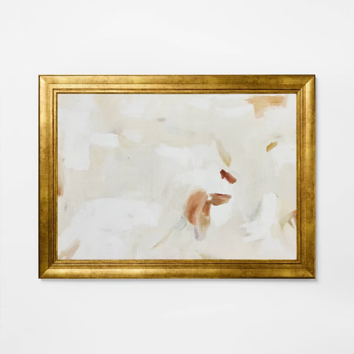28"x38" Modern Abstract Light Framed Wall Art with Ornate Frame - Threshold - SHOWROOM ITEM 