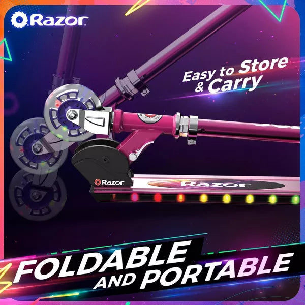 A+ 2 Wheel Scooter with LED Lights