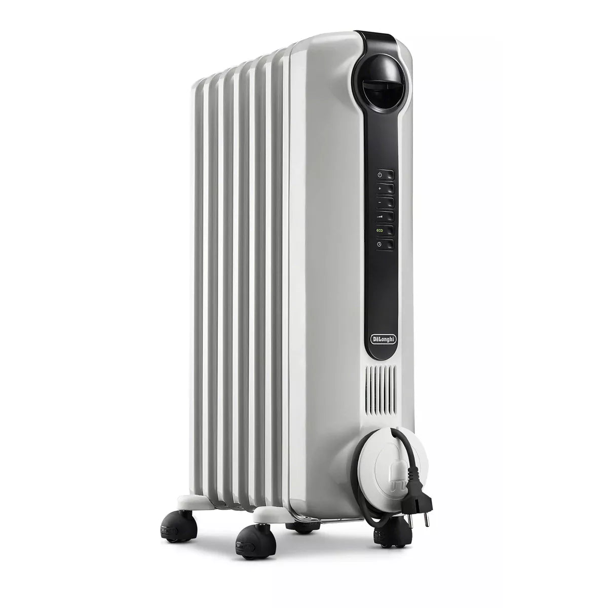 Radiator Heater: Oil Filled, Electric Space Heater, Indoor Use, Programmable Timer, 3 Settings, ETL Listed