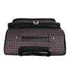 3pc Softside Checked Luggage Set - Gray Geo