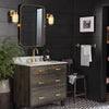 Metal Framed Pivoted Bathroom Wall Vanity Mirror Adjustable Wall-Mounted