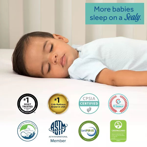 Baby Posturepedic Evolution 2-Stage Crib Mattress and Toddler Mattress