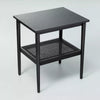 Wood & Cane Accent Side Table