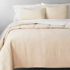 Textured Chambray Cotton Comforter & Sham Set - Full/Queen