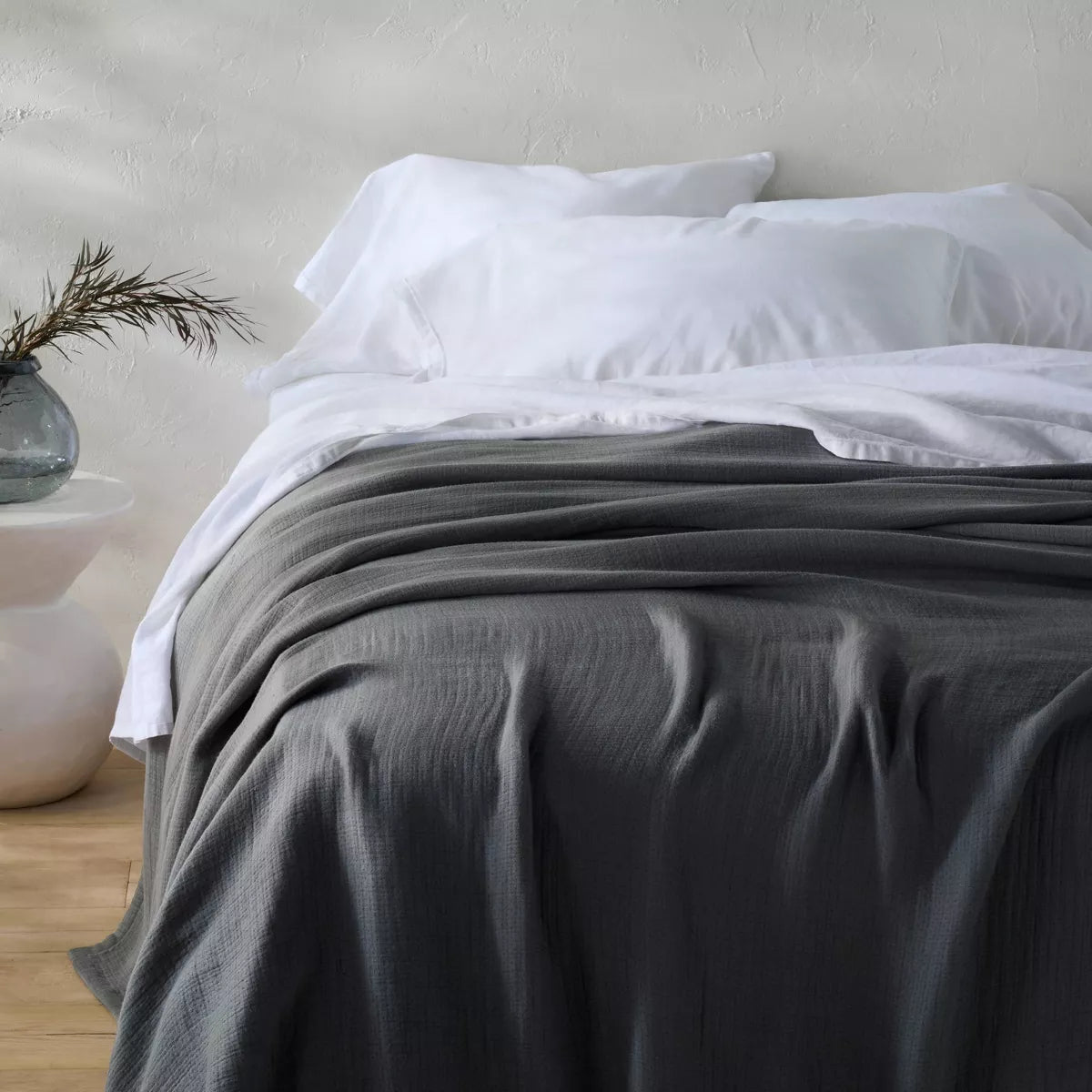 Bamboo Matelasse Blanket - Casaluna™ SHOWROOM ITEM
