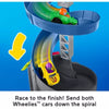 Little People Hot Wheels Spiral Stunt Speedway Toddler Race Track Playset 2 Toy Cars