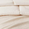 Textured Chambray Cotton Comforter & Sham Set - King/California King