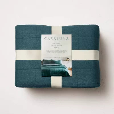 Heavyweight Linen Blend Quilt - King