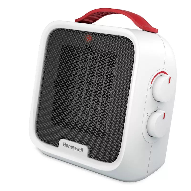 UberHeat 5 Ceramic Heater White: Portable Electric Indoor Heater, Adjustable Thermostat, ETL Listed