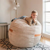 Bean Bag Chair with Removeable Cover, Foam Filled, Fabrics, All Ages