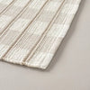 Rib Stripe Plaid Handmade Woven Area Rug Tan/Cream/Khaki
