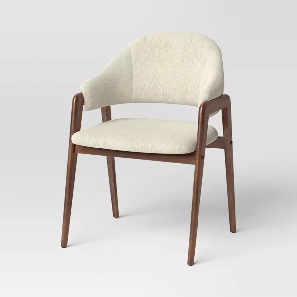 Ingleside Open Back Upholstered Wood Frame Dining Chair