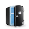 6 can Mini Refrigerator: Countertop Tiny Fridge for Skincare & Makeup, 40°F Cooling, Black