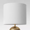 Dome Collection Accent Lamp Gold