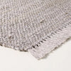 Bleached Jute Fringe Rug 2'x3' Accent