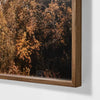 Golden Forest Framed Wall Art: Modern Decor, MDF & Glass