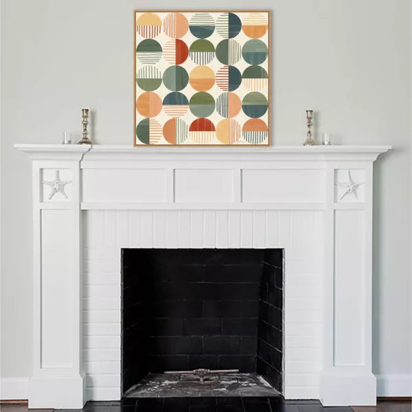 Born to Roam Pattern II by Janelle Penner Framed Canvas Wall Art Print