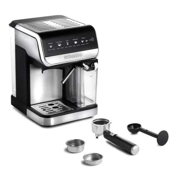 8-in-1 One-Touch Espresso, Cappuccino, Latte & Americano Maker with Automatic Frothing: Electric