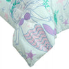 5pc Mystical Mermaid Kids' Bed in a Bag Blue Girls,Bedding Set, Microfiber, Fade-Resistant - Full