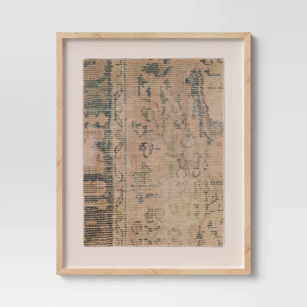 (Set of 2) Textured Fabric Framed Wall Art