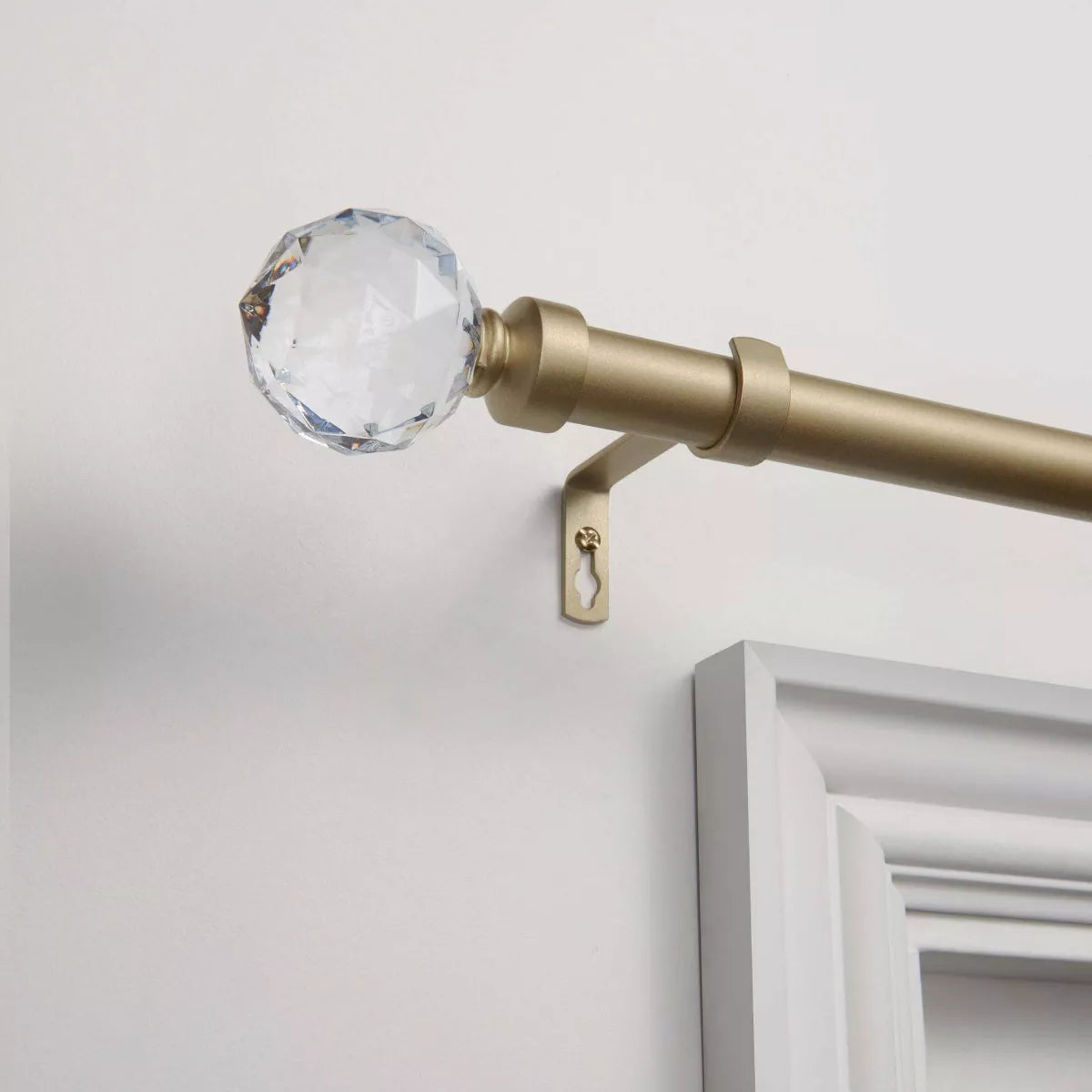 Crystal Ball Curtain Rod