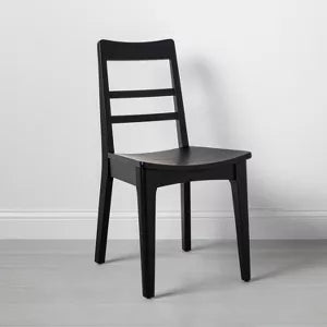 2pk Wood Ladder Back Dining Chair Set