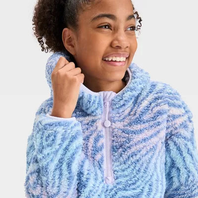 Girls' Fleece 1/2 Zip Pullover - Set of 2