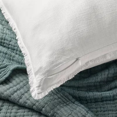 King Euro Heavyweight Linen Blend Throw Pillow