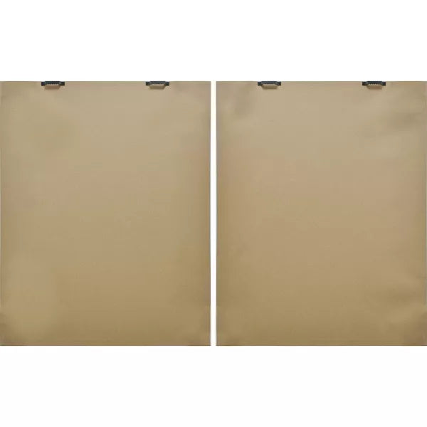 (Set of 2) Earth Abstract Framed Canvases Brown -Modern Vertical Wall Art, Digital Print